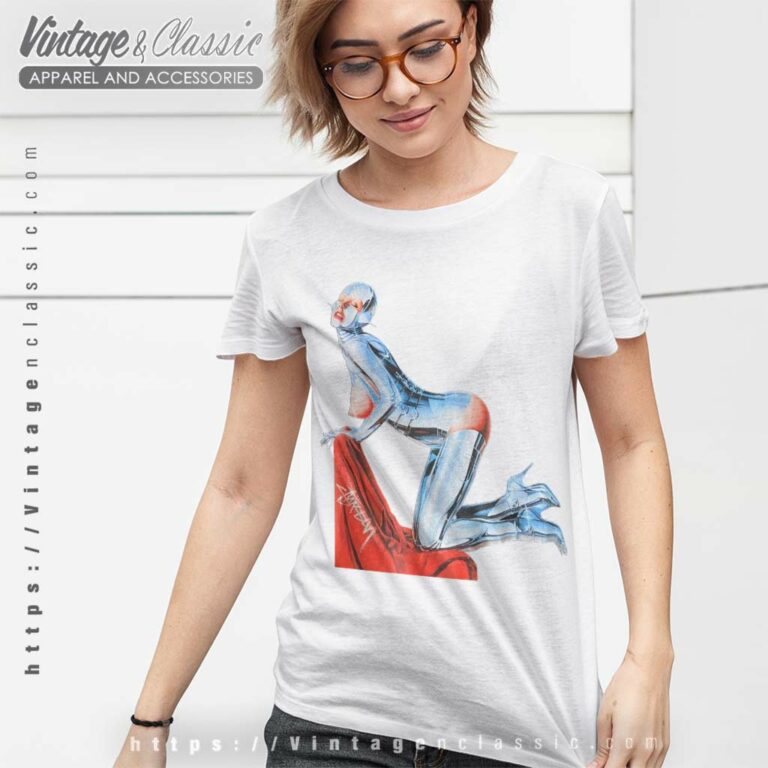 Stussy Hajime Sorayama Girl Women TShirt Stussy Hajime Sorayama Girl Women TShirt