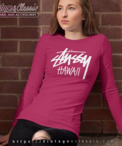 Stussy Hawaii Basic Logo Long Sleeve Tee