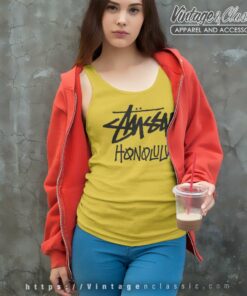 Stussy Honolulu Basic Logo Tank Top Racerback