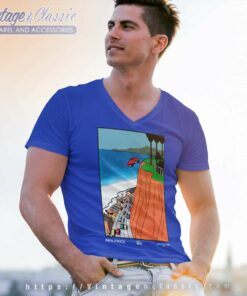 Stussy Ken Price Car Plunge V Neck TShirt