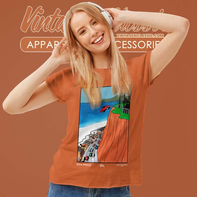 Stussy Ken Price Car Plunge Women TShirt Stussy Ken Price Car Plunge Women TShirt