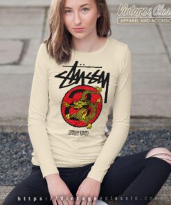 Stussy Kyoto Dragon Shirt Long Sleeve Tee