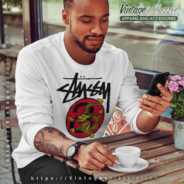 Stussy Kyoto Dragon Shirt Sweatshirt Stussy Kyoto Dragon Shirt Sweatshirt