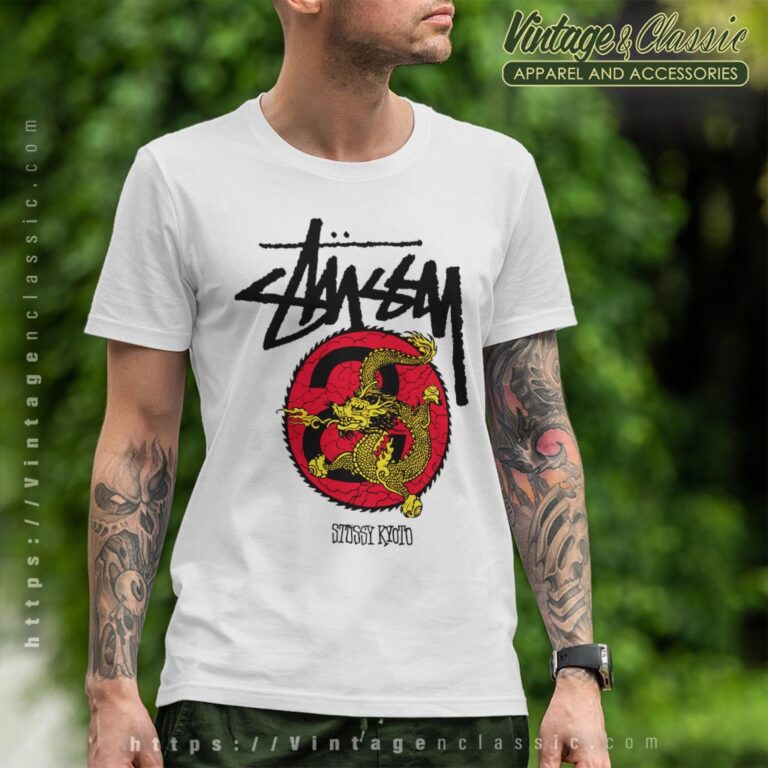 Stussy Kyoto Dragon Shirt T shirt Stussy Kyoto Dragon Shirt T shirt