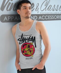 Stussy Kyoto Dragon Shirt Tank Top Racerback