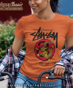 Stussy Kyoto Dragon Shirt Women T shirt
