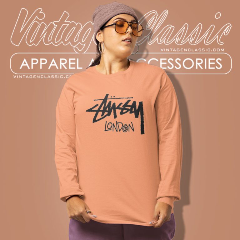 Stussy London Basic Logo Long Sleeve Tee Stussy London Basic Logo Long Sleeve Tee