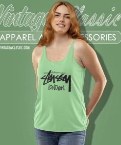 Stussy London Basic Logo Tank Top Racerback