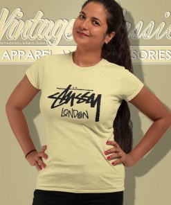 Stussy London Basic Logo Women T Shirt
