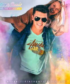 Stussy Pierre Bolide Bobsled Players V Neck TShirt