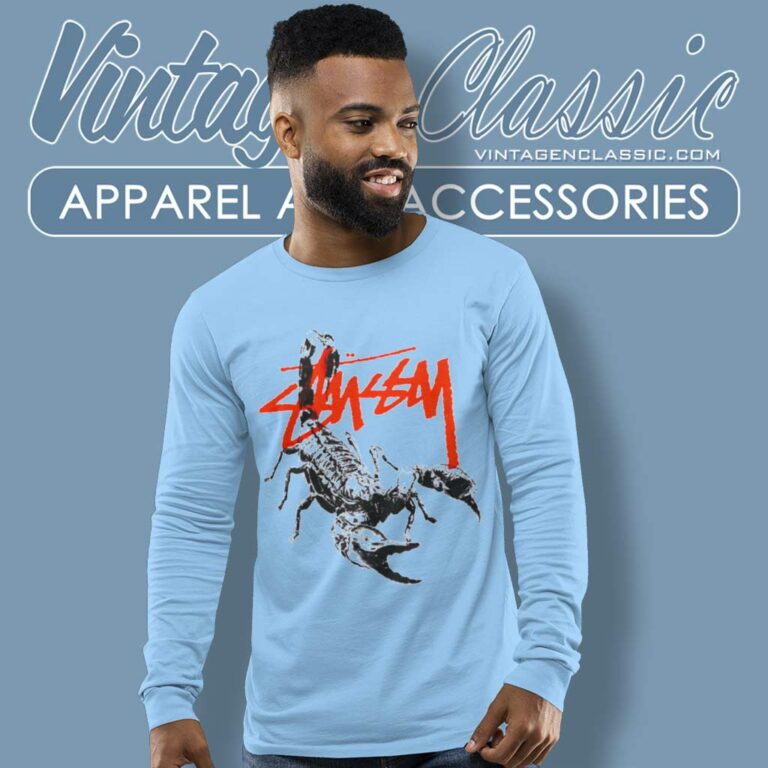 Stussy Scorpion Logo Long Sleeve Tee Stussy Scorpion Logo Long Sleeve Tee