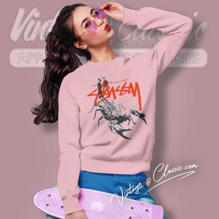 Stussy Scorpion Logo Sweatshirt Stussy Scorpion Logo Sweatshirt