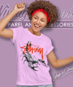 Stussy Scorpion Logo Women TShirt