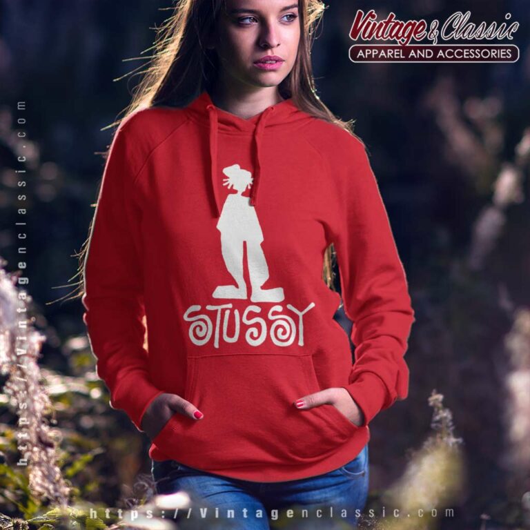 Stussy Shadowman Skateboarding Surf Hoodie Stussy Shadowman Skateboarding Surf Hoodie