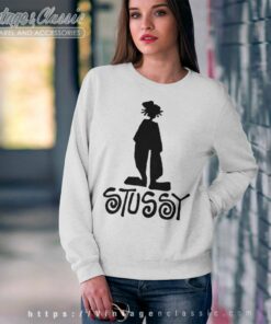 Stussy Shadowman Skateboarding Surf Sweatshirt