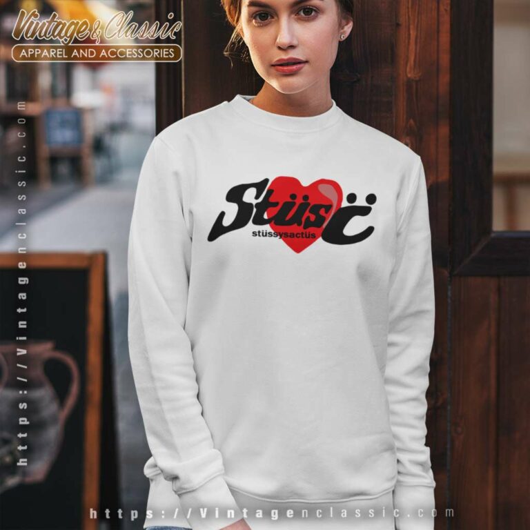 Stussy Shirt Cactus Plant Flea Market Heart Sweatshirt Stussy Shirt Cactus Plant Flea Market Heart Sweatshirt