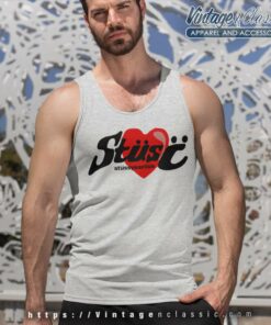 Stussy Shirt Cactus Plant Flea Market Heart Tank Top Racerback