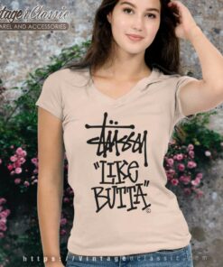 Stussy Skate Like Butta V Neck TShirt