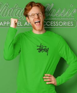 Stussy Small Basic Logo Shirt 4 Stussy Small Basic Logo Long Sleeve Tee