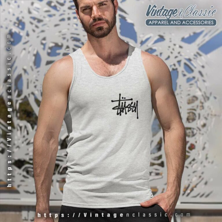 Stussy Small Basic Logo Tank Top Racerback Stussy Small Basic Logo Tank Top Racerback