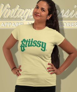 Stussy Soda Logo Basic Women T Shirt