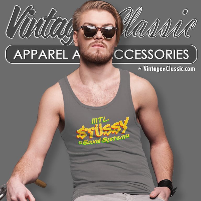 Stussy Sound System Tank Top Racerback Stussy Sound System Tank Top Racerback