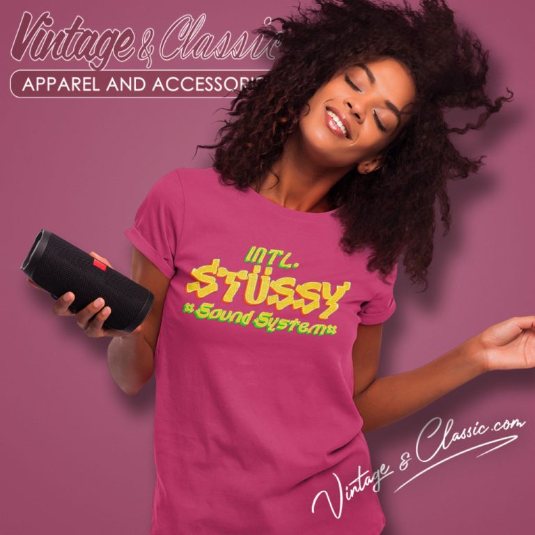 Stussy Sound System Women T Shirt Stussy Sound System Women T Shirt
