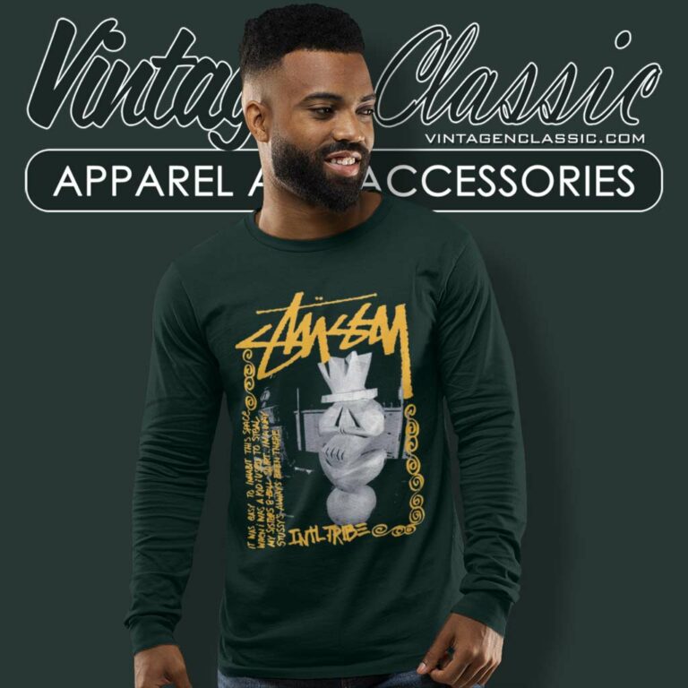 Stussy Tiki Intl Tribe Long Sleeve Tee Stussy Tiki Intl Tribe Long Sleeve Tee