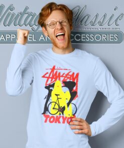 Stussy Tokyo Bicycle Shirt Long Sleeve Tee
