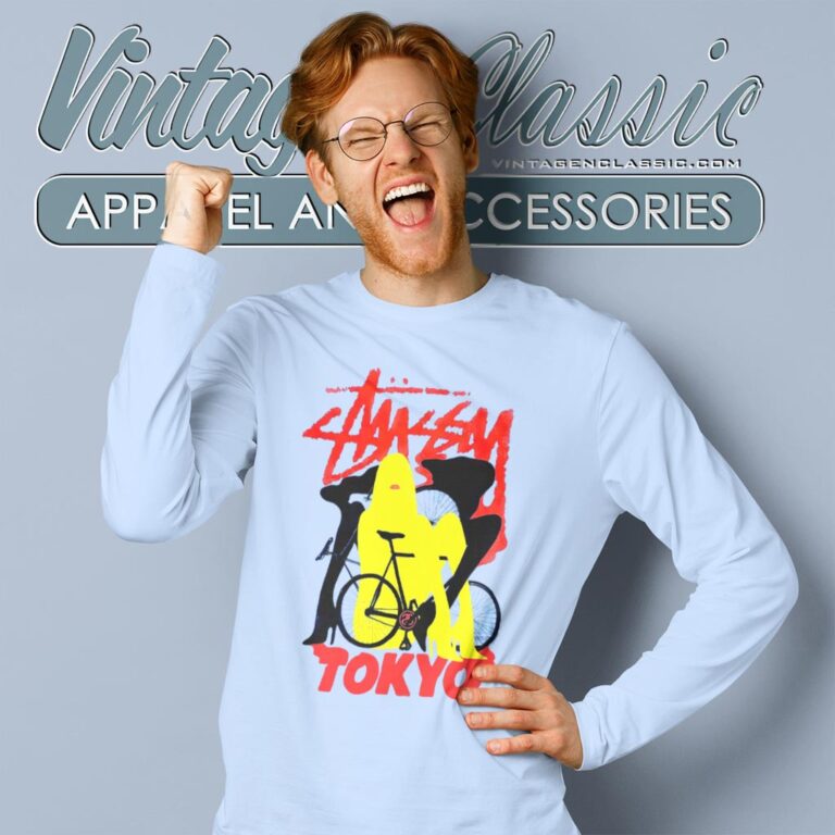Stussy Tokyo Bicycle Shirt Long Sleeve Tee Stussy Tokyo Bicycle Shirt Long Sleeve Tee