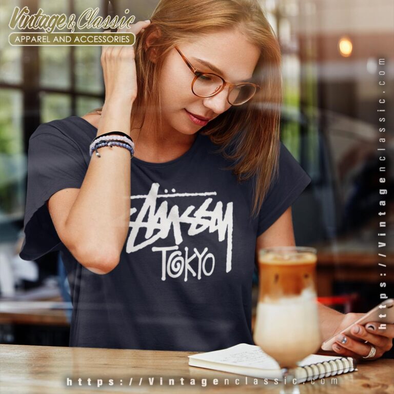 Stussy Tokyo Shirt Women T shirt Stussy Tokyo Shirt Women T shirt
