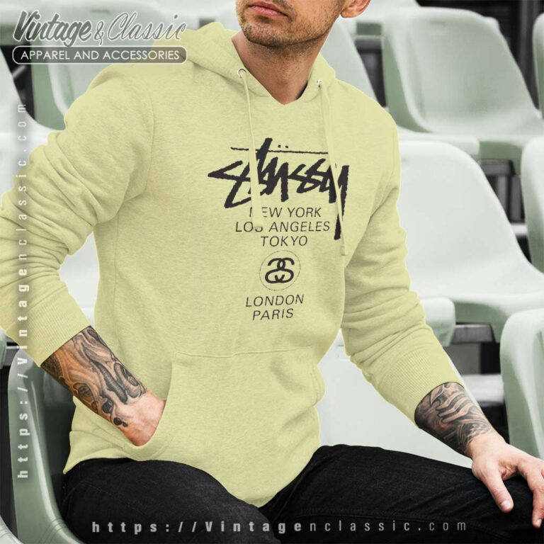 Stussy World Tour Shirt Hoodie Stussy World Tour Shirt Hoodie