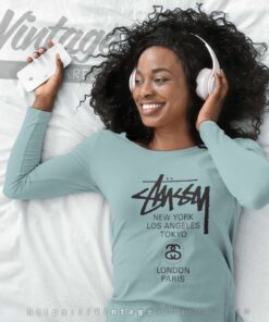 Stussy World Tour Shirt Long Sleeve Tee
