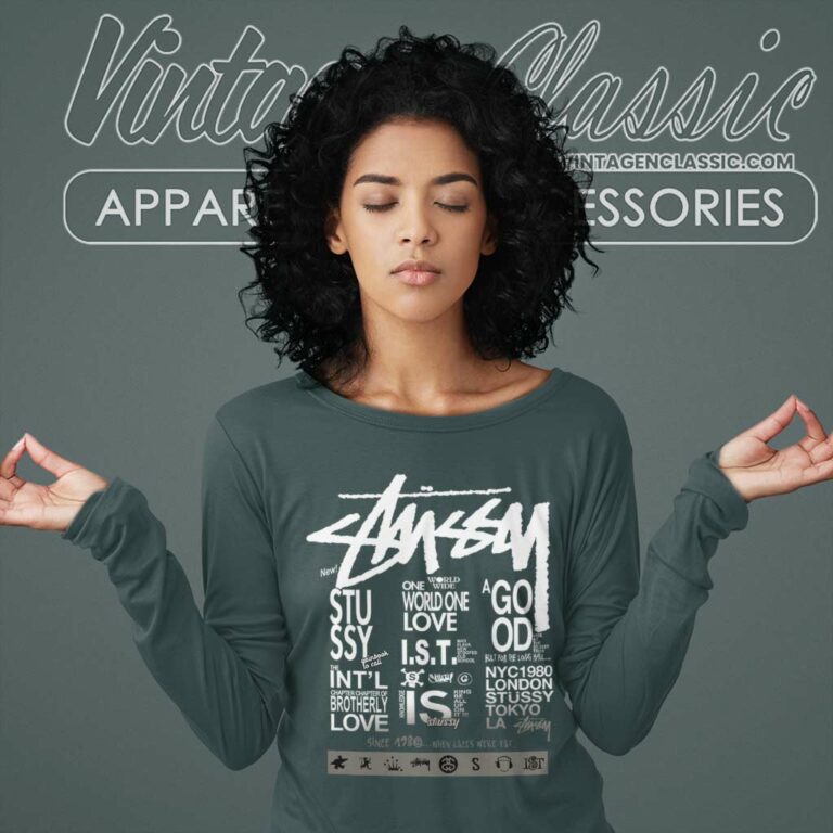 Stussy Worldwide Since 1980 Long Sleeve Tee Stussy Worldwide Since 1980 Long Sleeve Tee