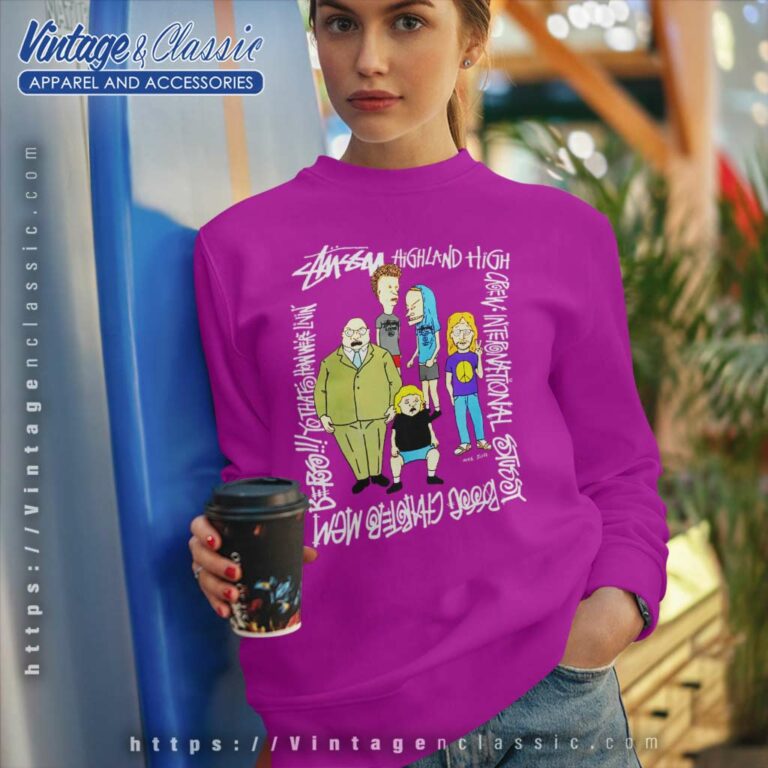 Stussy X Beavis And Butthead Collab Sweatshirt Stussy X Beavis And Butthead Collab Sweatshirt