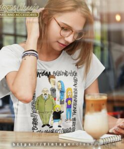 Stussy X Beavis And Butthead Collab Women TShirt