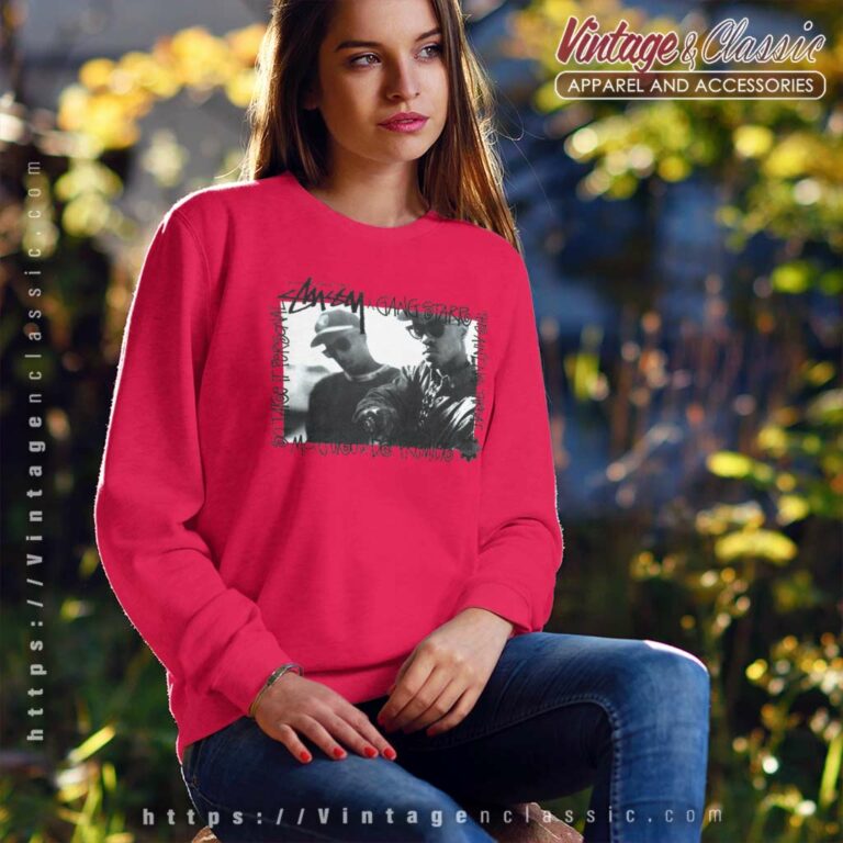Stussy X Gang Starr Take It Personal Sweatshirt Stussy X Gang Starr Take It Personal Sweatshirt