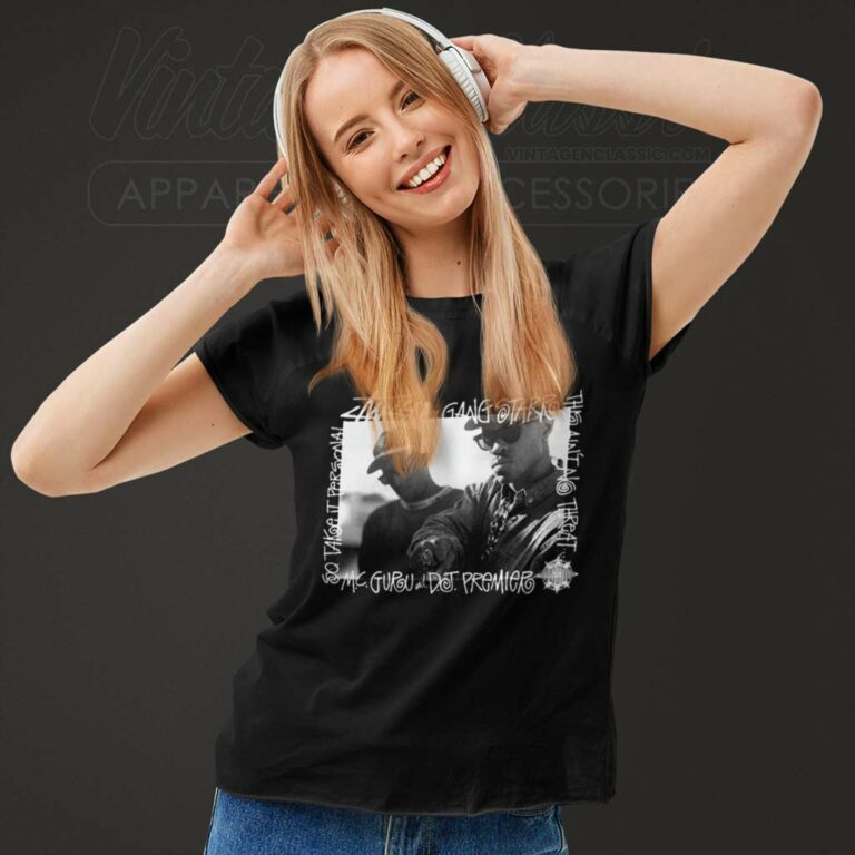 Stussy X Gang Starr Take It Personal Women TShirt Stussy X Gang Starr Take It Personal Women TShirt