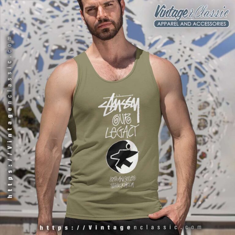Stussy X Our Legacy Surfman Los Angeles Stockhomlm Tank Top Racerback Stussy X Our Legacy Surfman Los Angeles Stockhomlm Tank Top Racerback