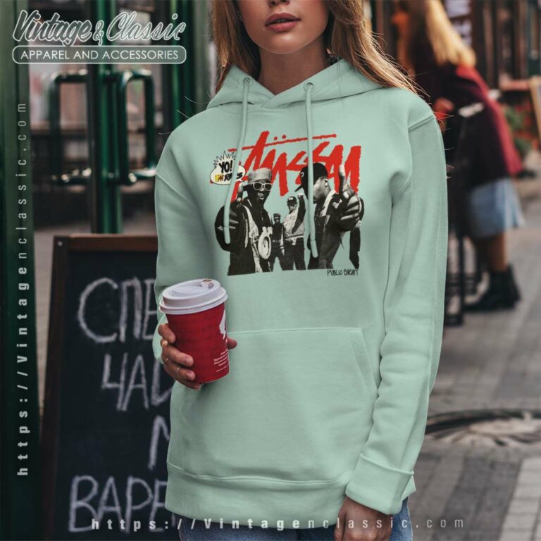 Stussy Yo Mtv Raps Public Enemy Hoodie Stussy Yo Mtv Raps Public Enemy Hoodie