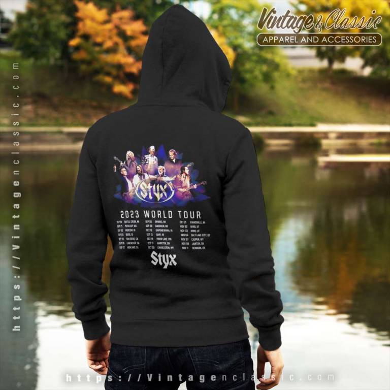 Styx 2023 Tour Backside Hoodie Styx 2023 Tour Backside Hoodie