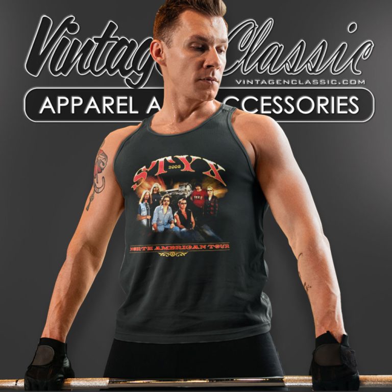 Styx American Tour Tank Top Racerback Styx American Tour Tank Top Racerback