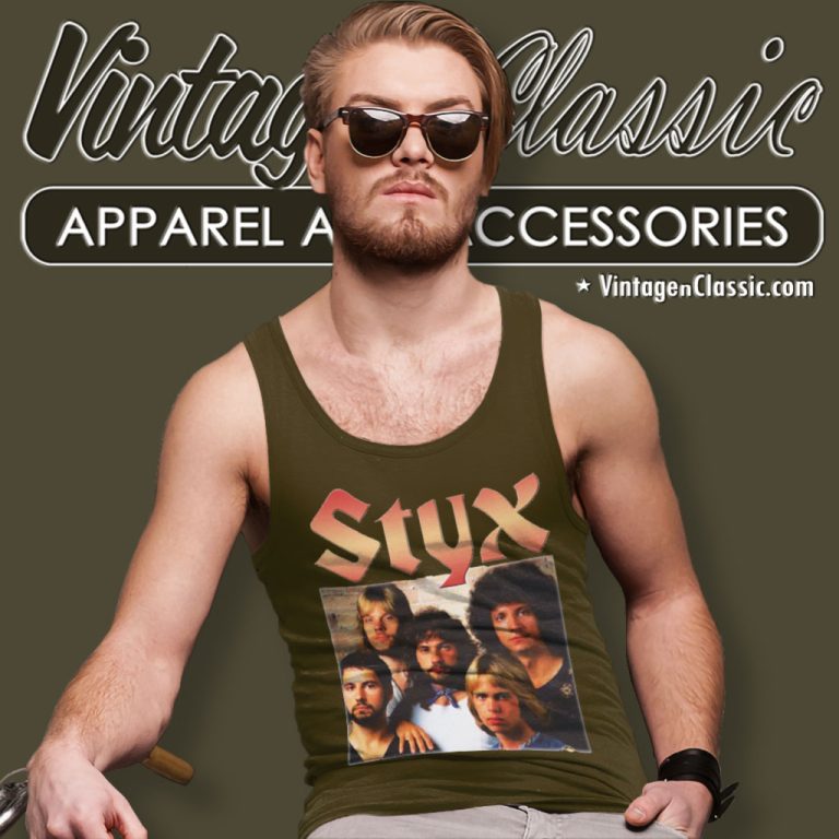Styx Band Photo Tank Top Racerback Styx Band Photo Tank Top Racerback
