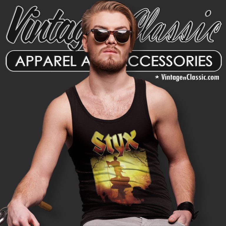 Styx Creepy Ferry Tank Top Racerback Styx Creepy Ferry Tank Top Racerback
