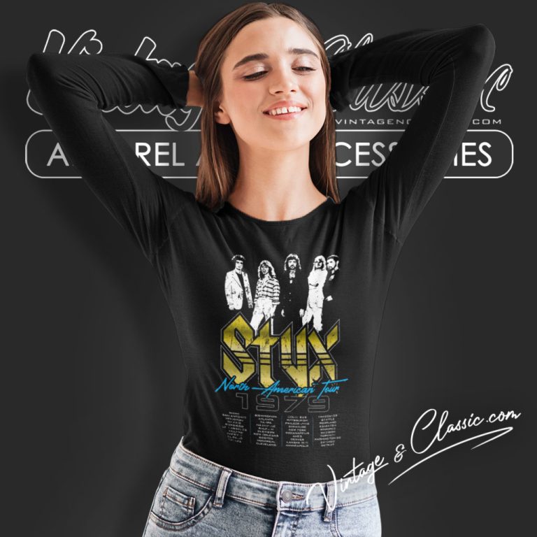 Styx North American Tour Long Sleeve Tee Styx North American Tour Long Sleeve Tee