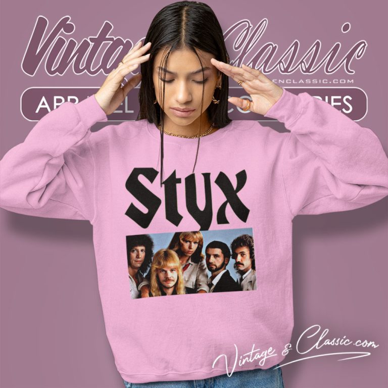 Styx Rock Band Sweatshirt Styx Rock Band Sweatshirt