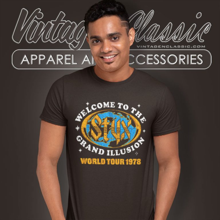 Styx Shirt Grand Illusion Tour 78 T Shirt Styx Shirt Grand Illusion Tour 78 T Shirt