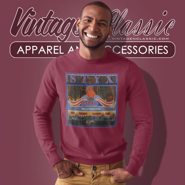 Styx Shirt Paradise Theatre Personalized Sweatshirt Styx Shirt Paradise Theatre Personalized Sweatshirt