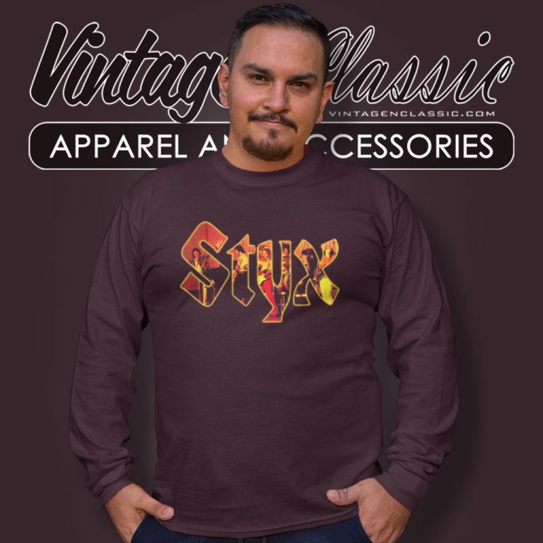 Styx Shirt Pieces Of Eight Long Sleeve Tee Styx Shirt Pieces Of Eight Long Sleeve Tee