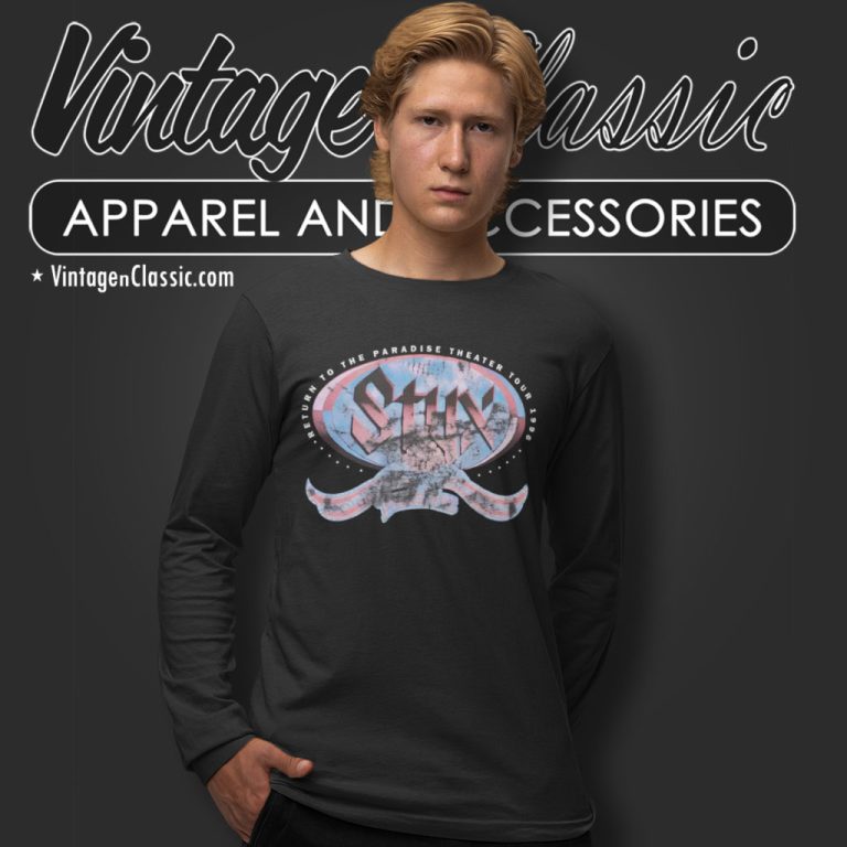 Styx Shirt Return To Paradise Tour Long Sleeve Tee Styx Shirt Return To Paradise Tour Long Sleeve Tee